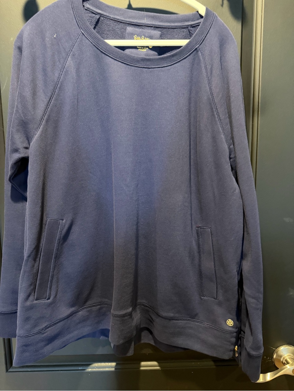 Lilly Pulitzer Navy Crewneck Pullover